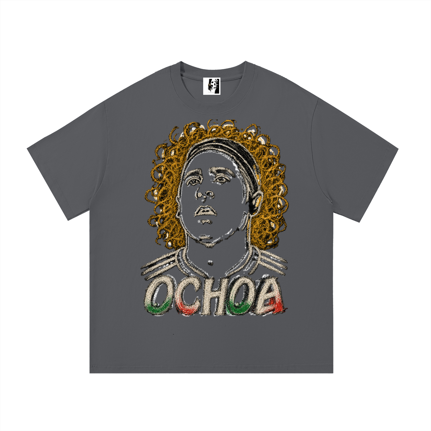 LEGACY OCHOA Essential Cotton T-Shirt - Dark Gray - front product image