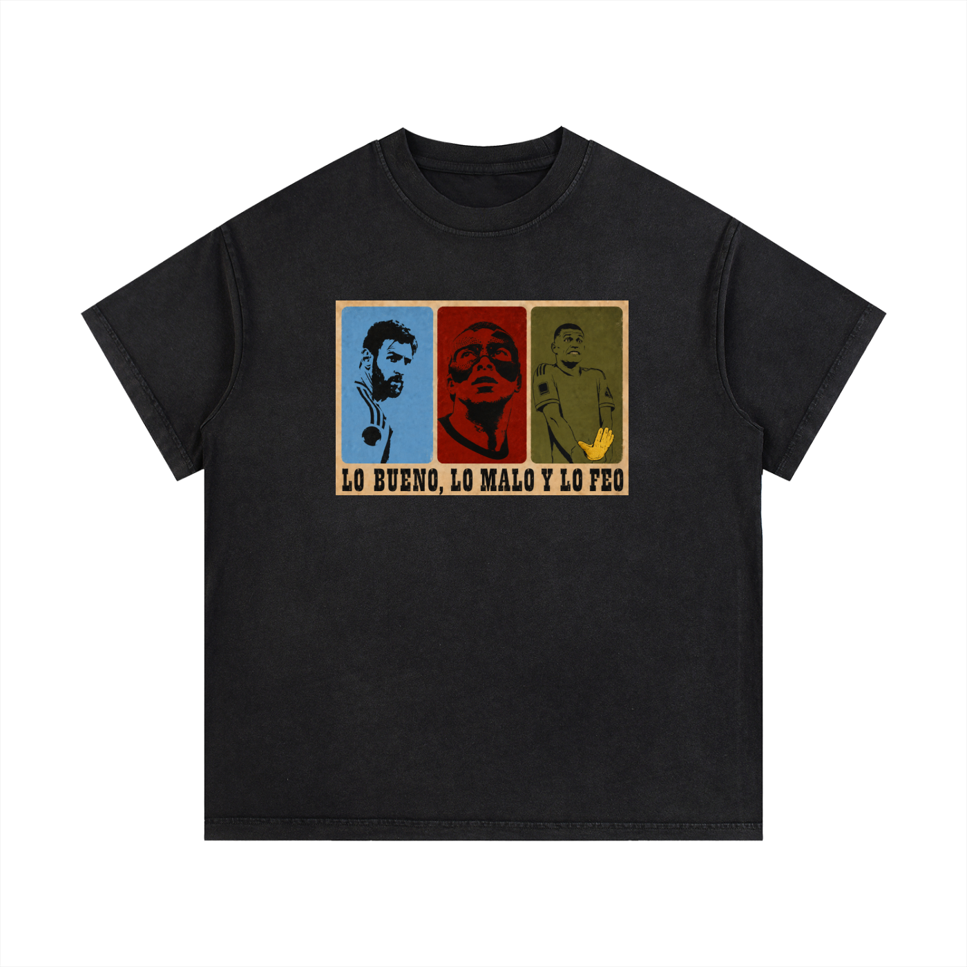 ICONS Vintage Wash Cotton T-Shirt - Black - front product image