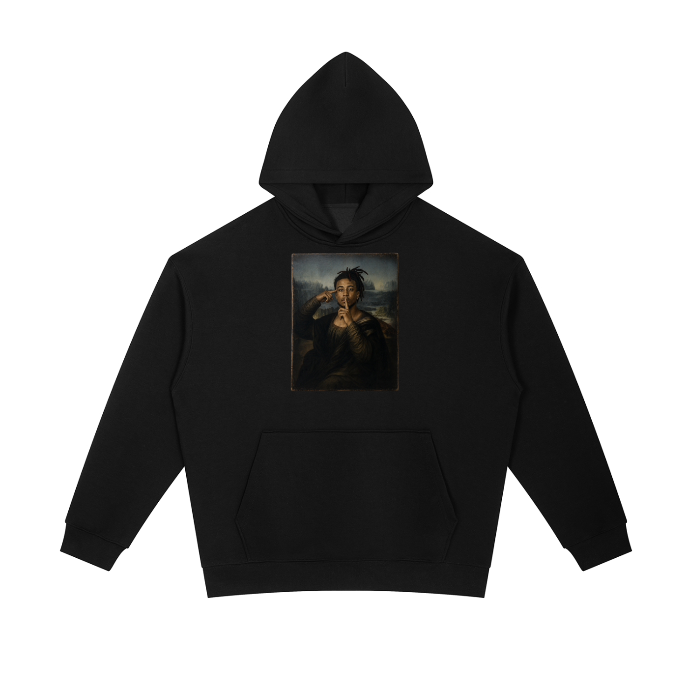 CULTURE MON-OLISÉ Heavyweight Hoodie I in Black - front product image