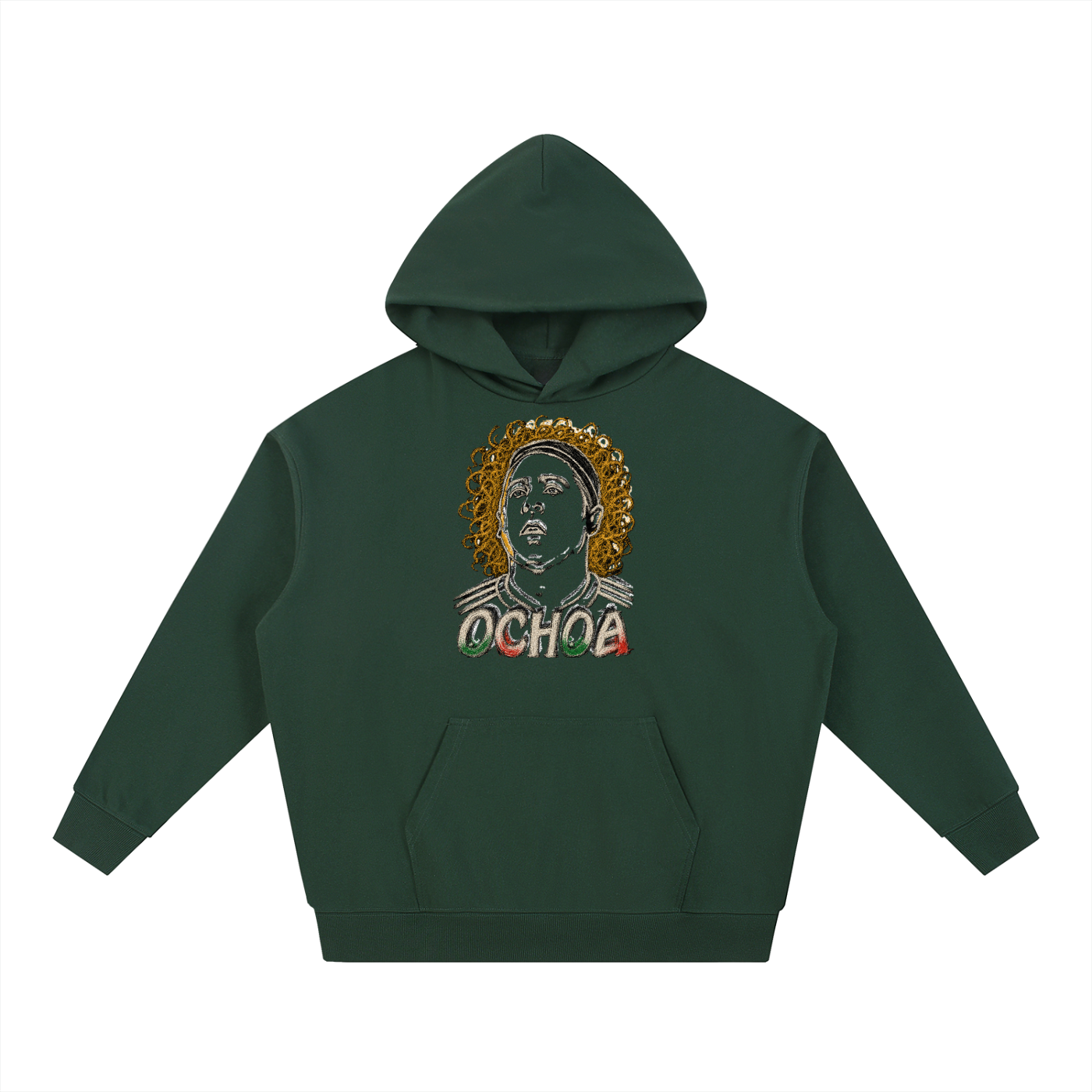 LEGACY OCHOA Heavyweight Hoodie III - Blackish Green - front product image