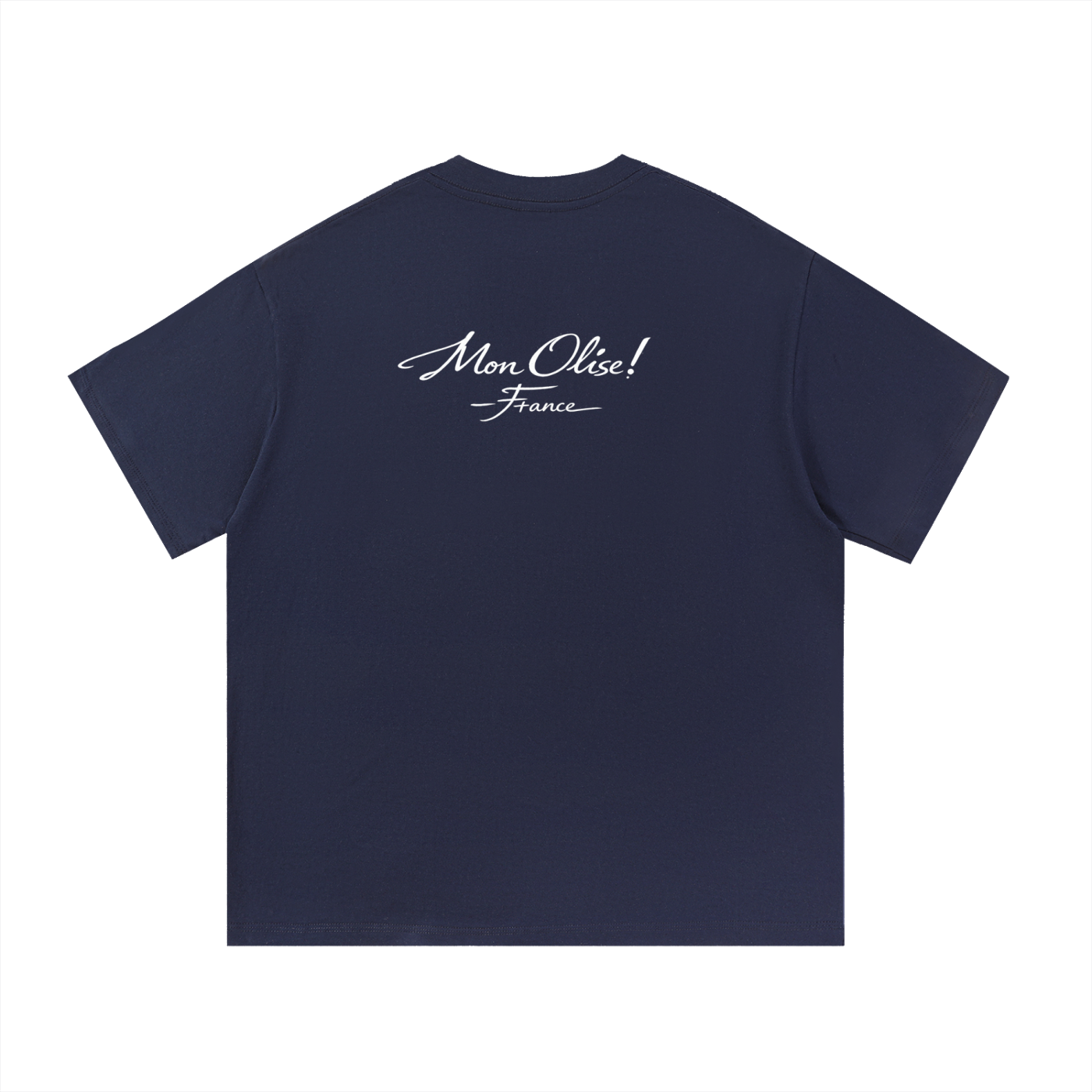 CULTURE MON-OLISÉ Essential Cotton T-Shirt in Navy Blue - alternate product image