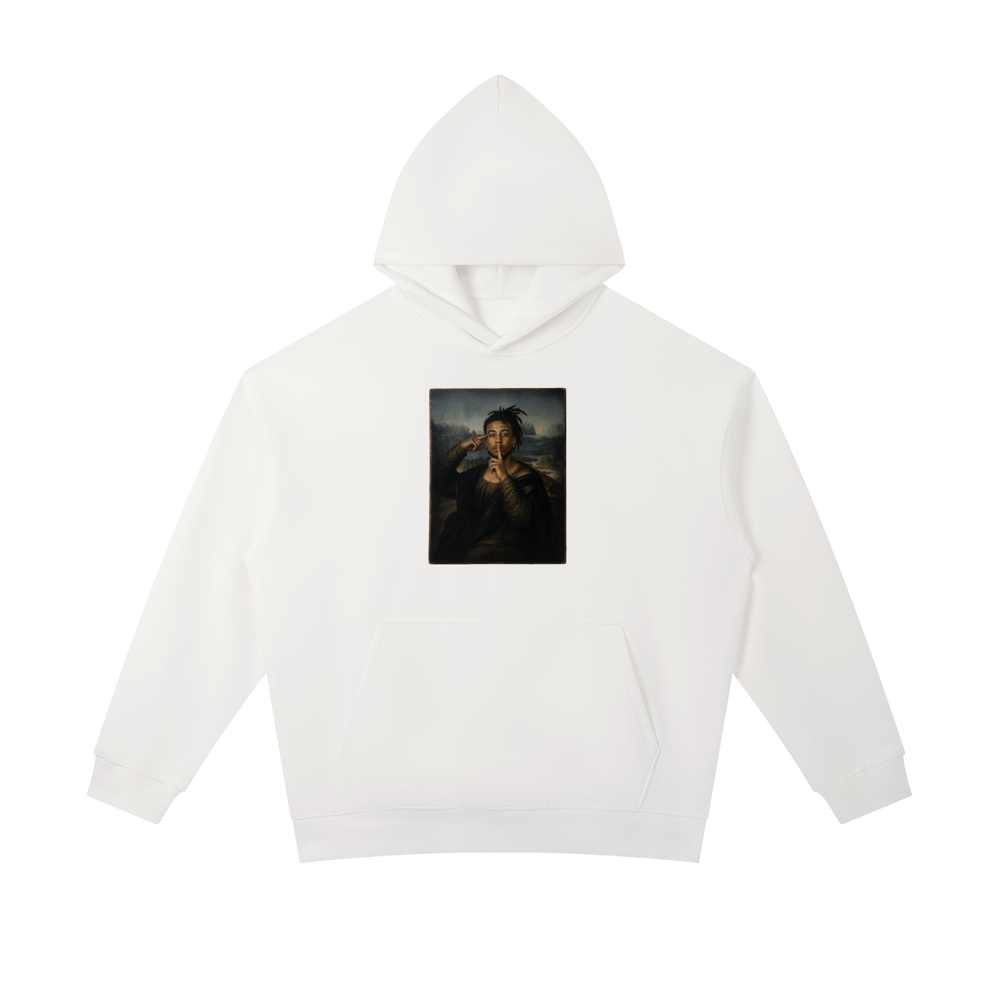 CULTURE MON-OLISÉ Heavyweight Hoodie II - White front product image